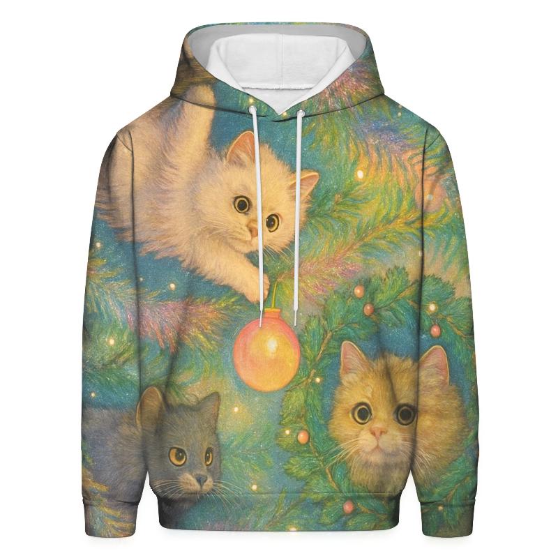 Christmas Cats Ornament Jungle pullover hoodies