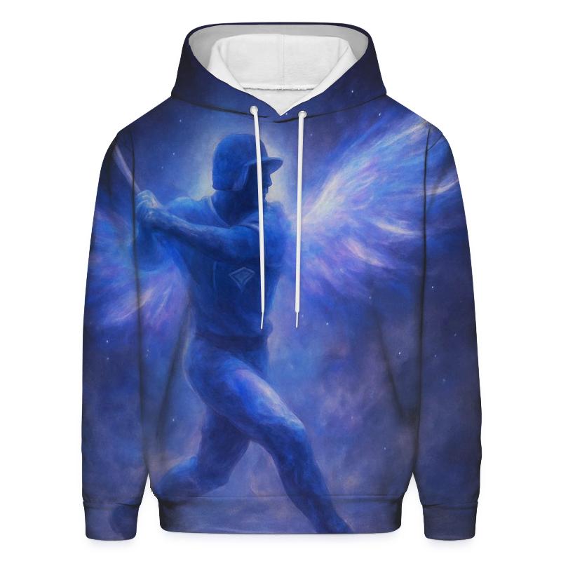 Nebula Winged Blue Jays Power Swing custom hoodies