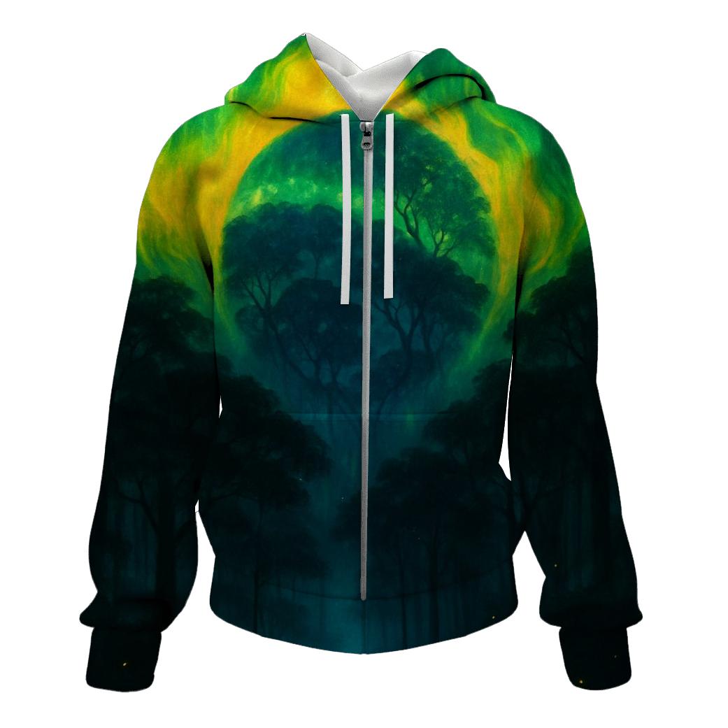 Brazilian Rainforest Flag Aurora custom hoodies