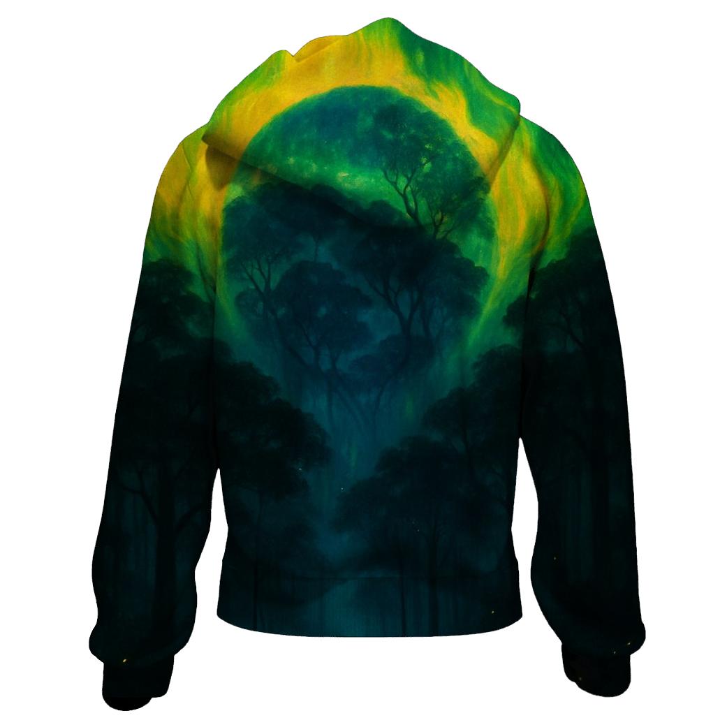 Brazilian Rainforest Flag Aurora custom hoodies