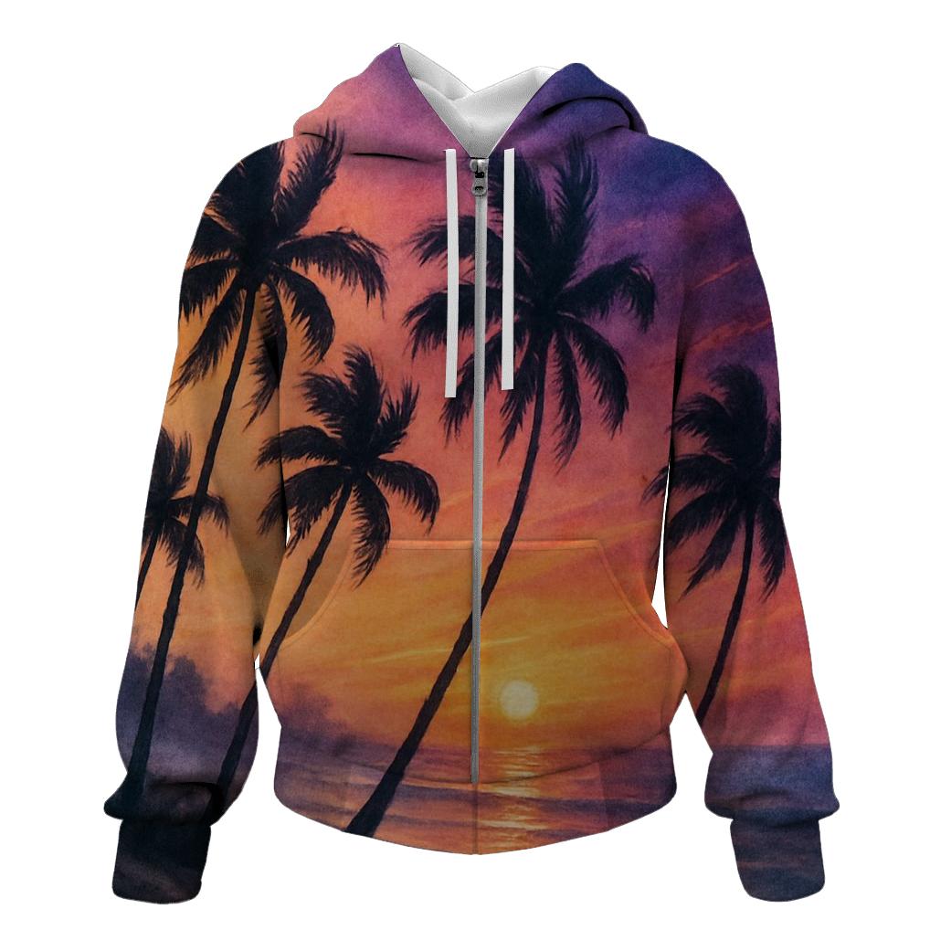 Whispering Palms At Ember Shore hoodie styles