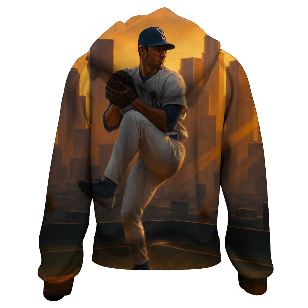 Sunset Windup Over Los Angeles premium hoodies
