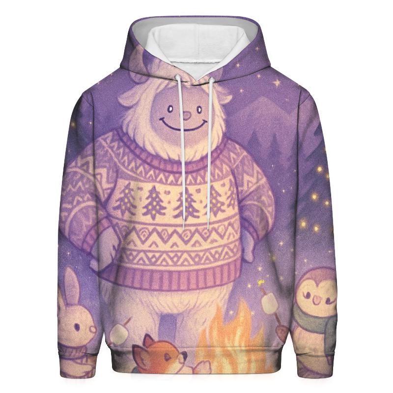 Yeti Ugly Sweater Campfire hoodies fashion