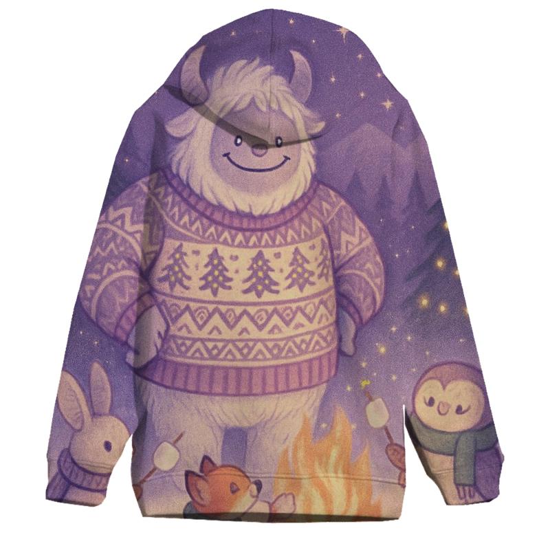 Yeti Ugly Sweater Campfire hoodies fashion