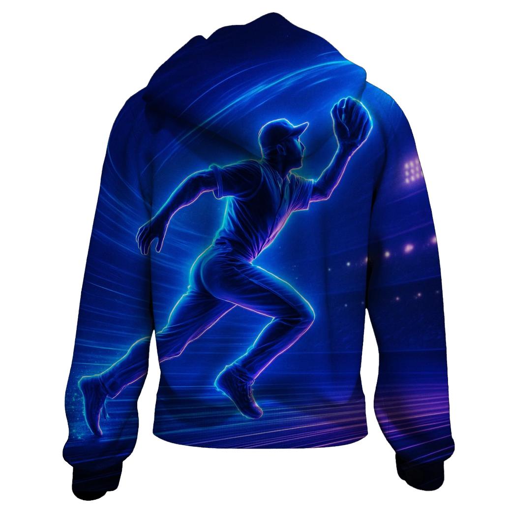Neon Wave Outfield Dash lightweight hoodies