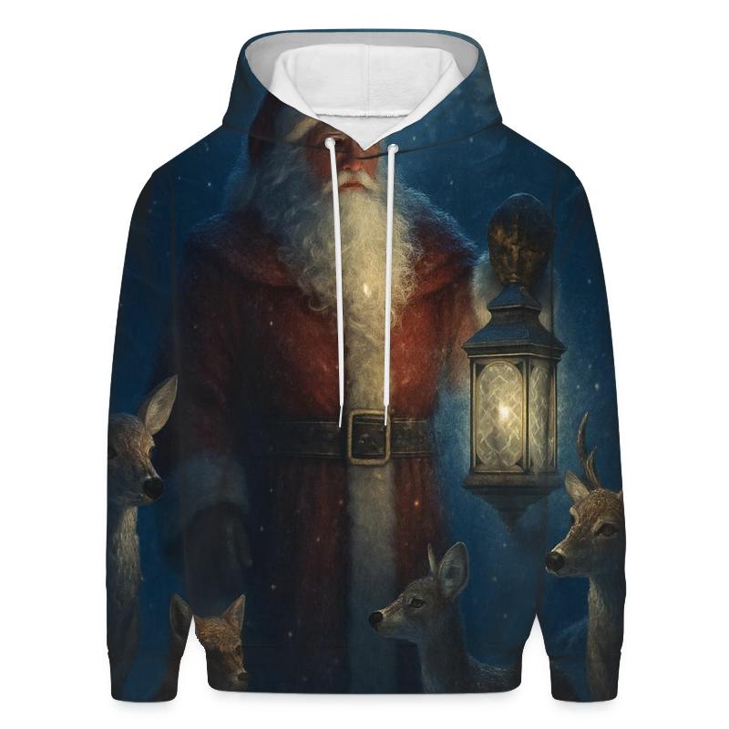 Midnight Forest Guardian Santa hoodies fashion