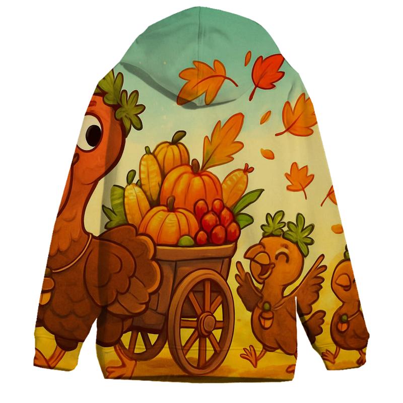 Turkey Family Harvest Parade graphic hoodies