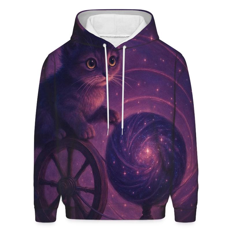 Galaxy Yarn Weaver Kitten custom hoodies
