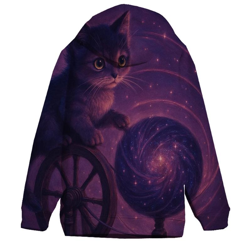 Galaxy Yarn Weaver Kitten custom hoodies