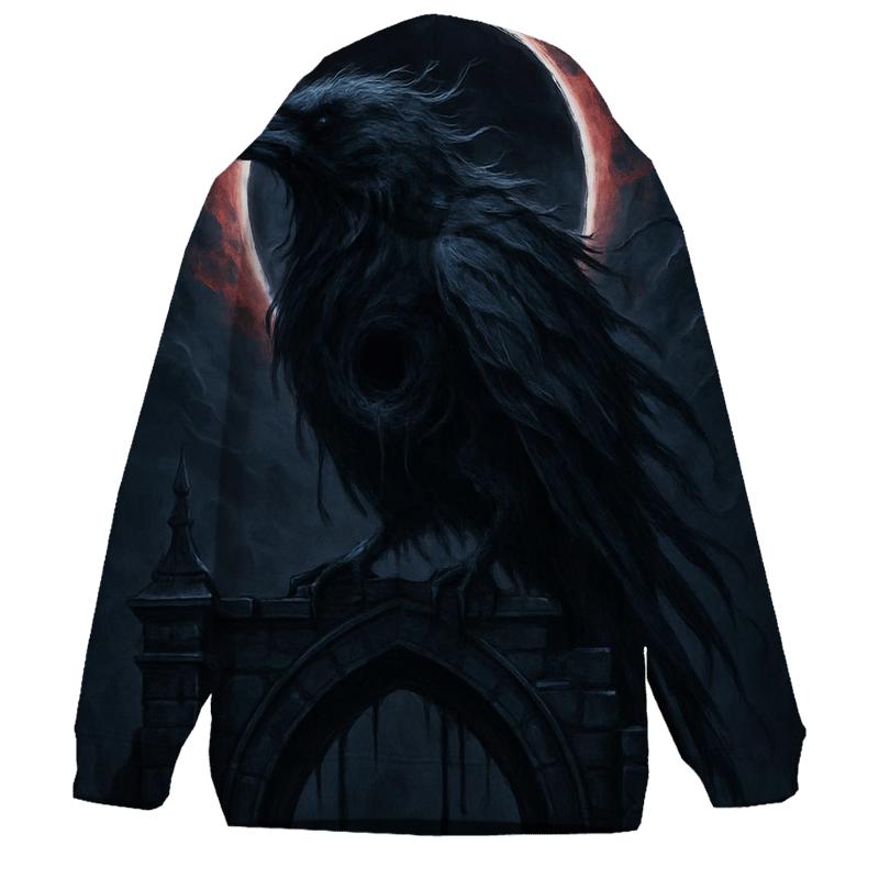 Raven Of The Eclipse Gate graphic hoodies