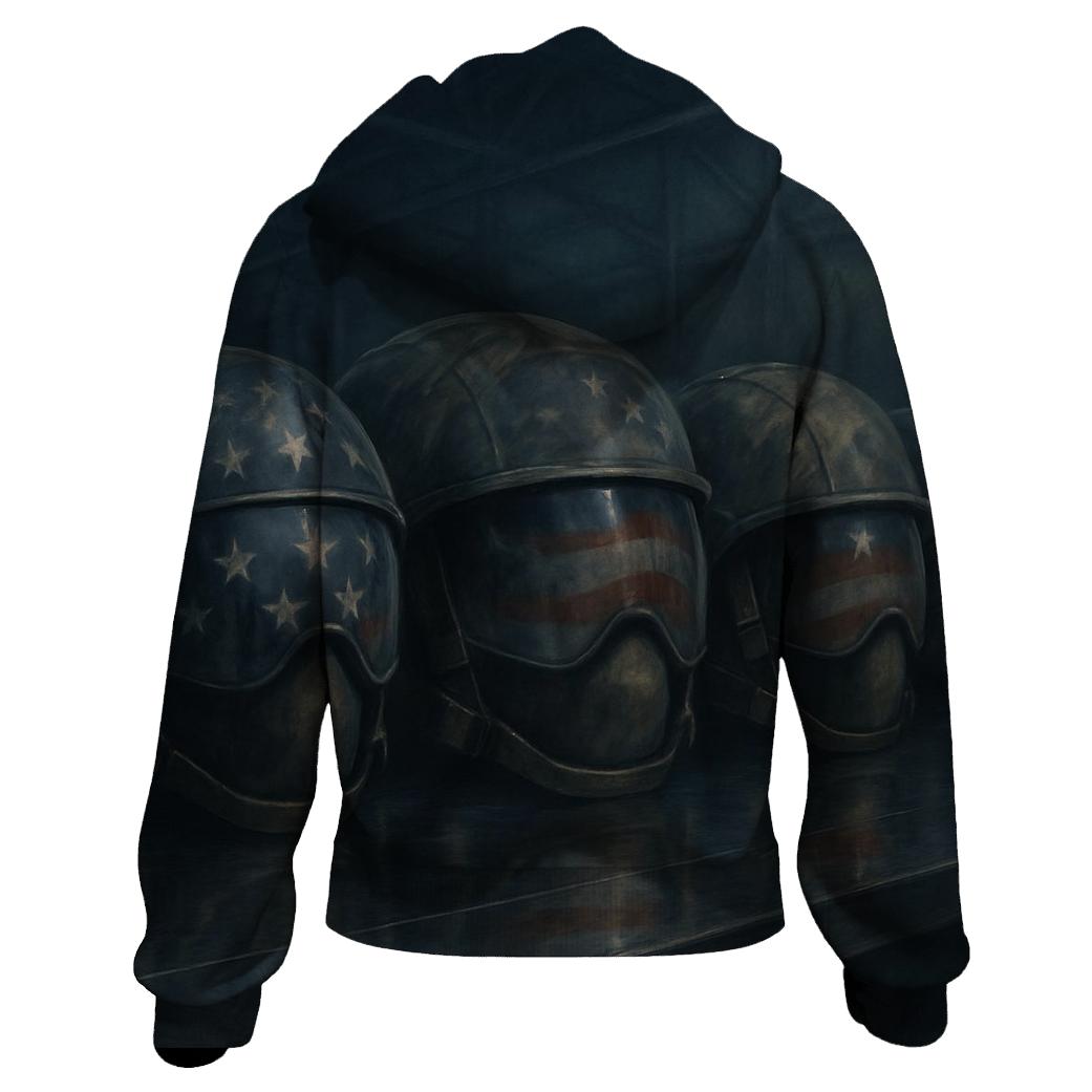 Stars Reflected In Battle Helmets hoodies fashion