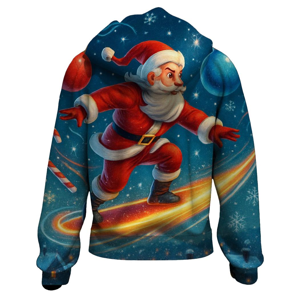 Midnight Santa Comet Ride heavyweight hoodies
