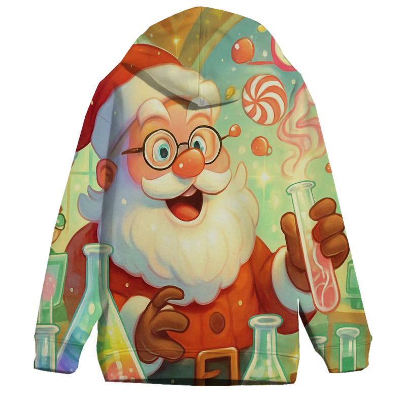 Candy Laboratory Santa Chemist graphic hoodies