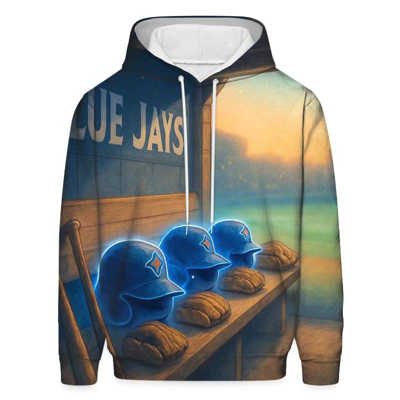 Luminous Dugout Blue Jays Collection embroidered hoodies