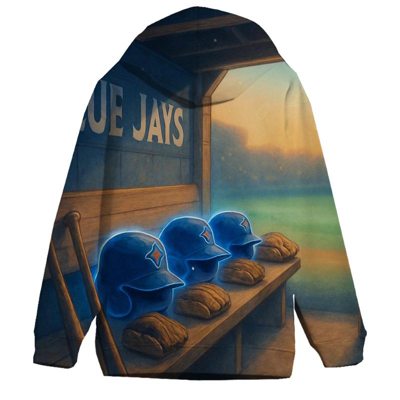 Luminous Dugout Blue Jays Collection embroidered hoodies