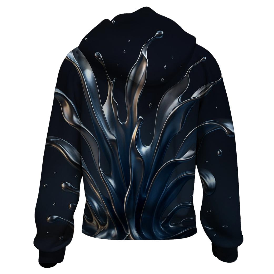 Liquid Chrome Bloom hoodie styles
