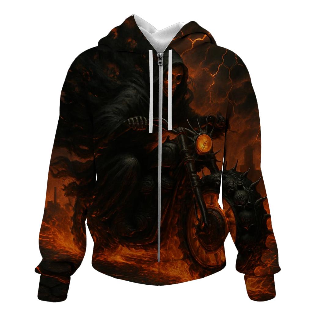 Harbinger On The Burning Highway designer hoodies