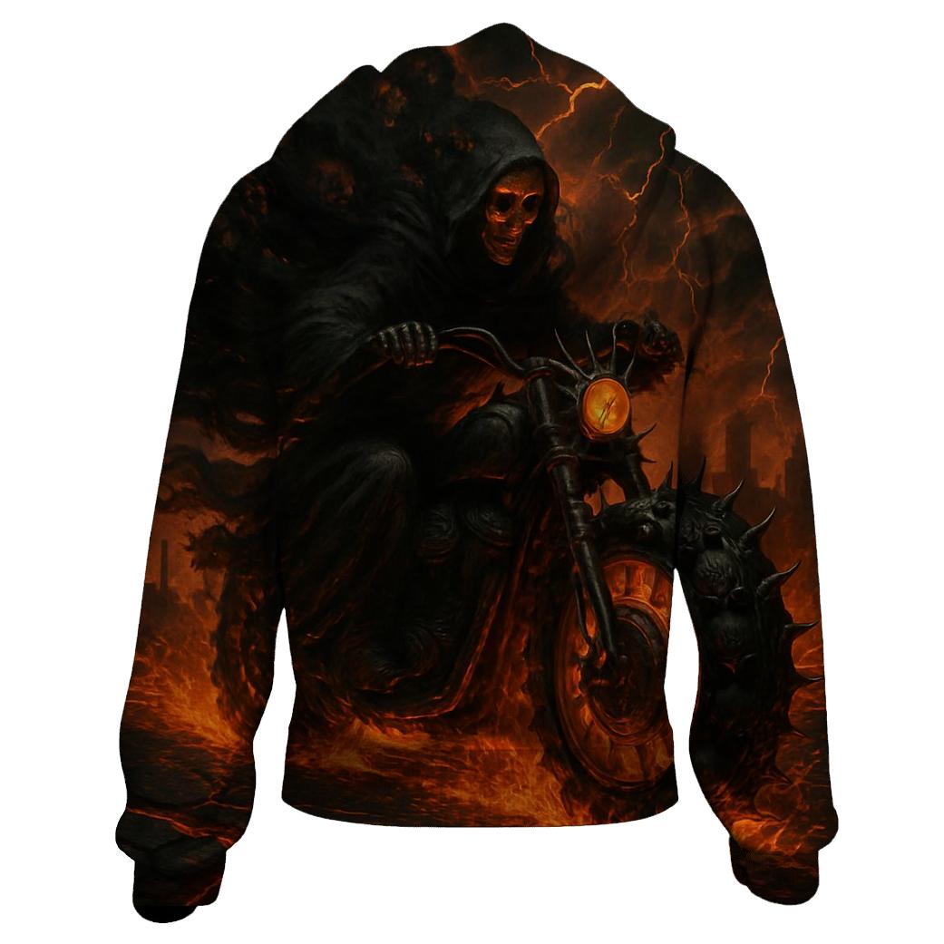Harbinger On The Burning Highway designer hoodies