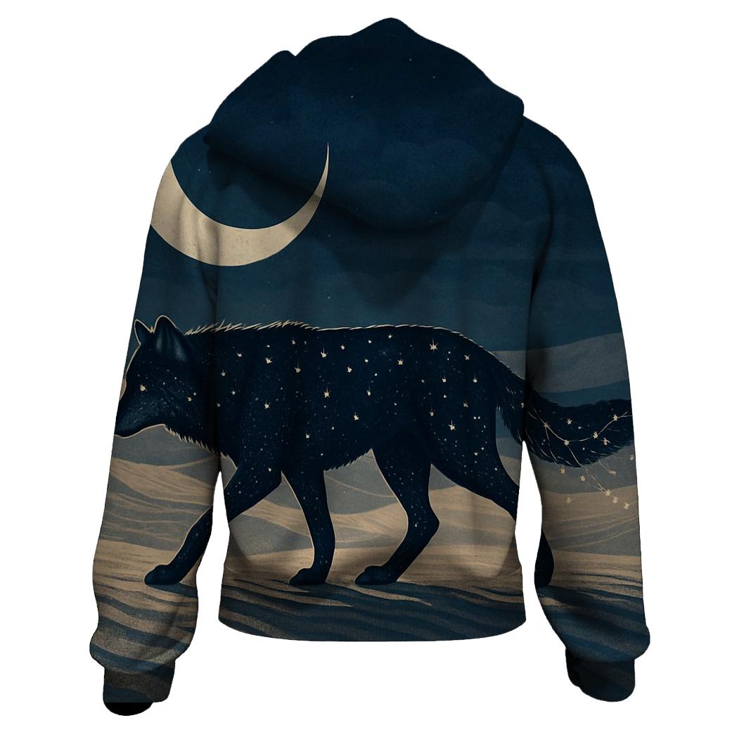 Starlit Desert Wanderer heavyweight hoodies