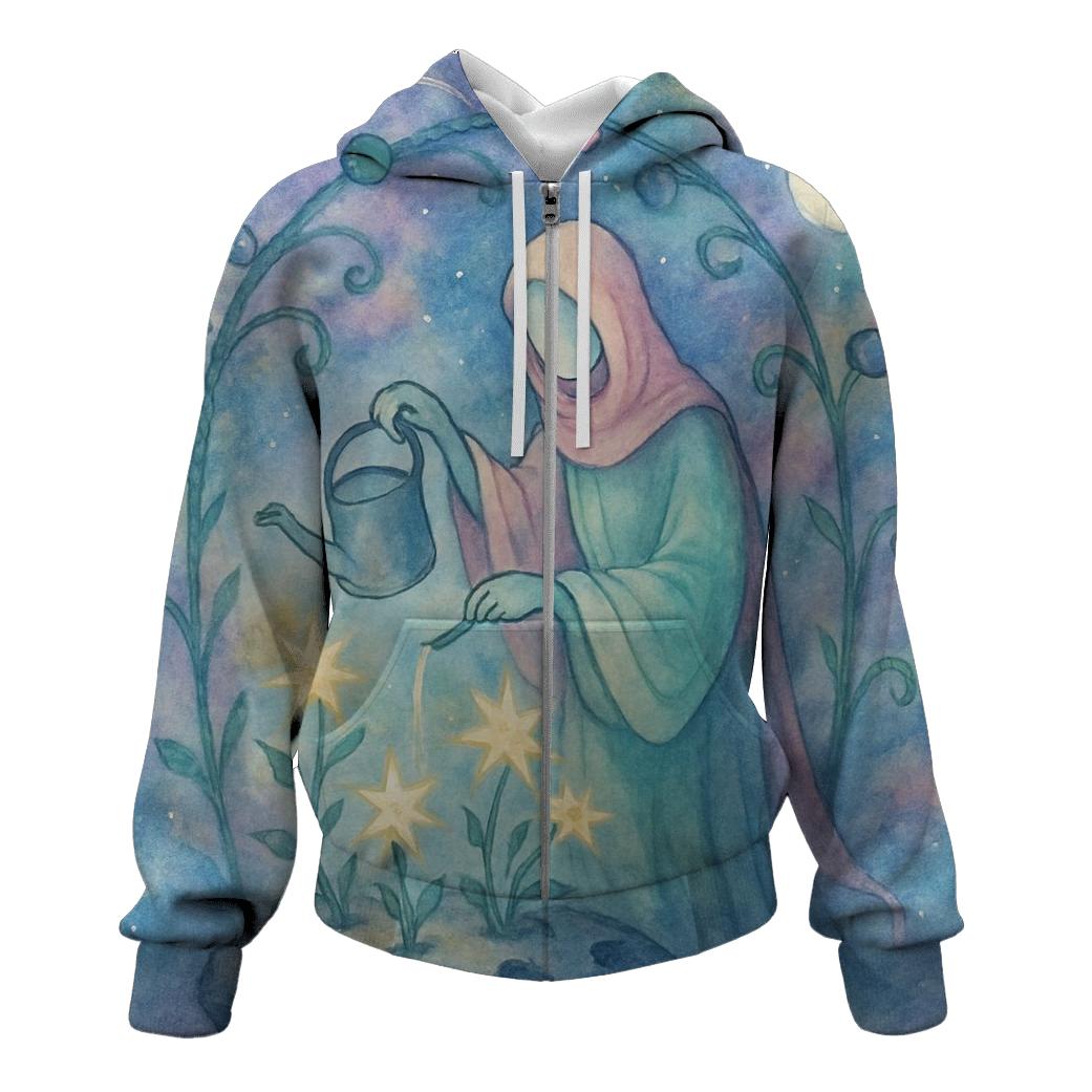 Nebula Garden Keeper embroidered hoodies