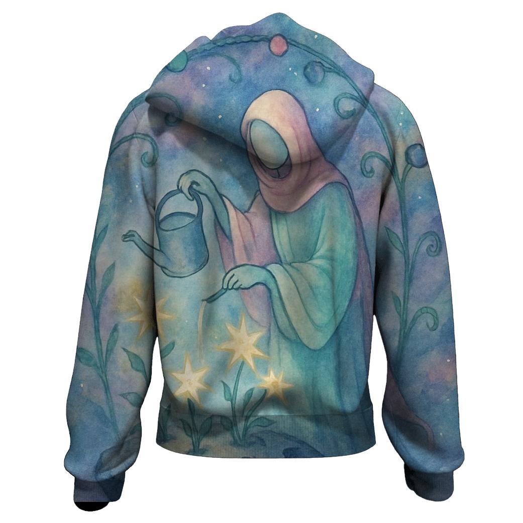 Nebula Garden Keeper embroidered hoodies
