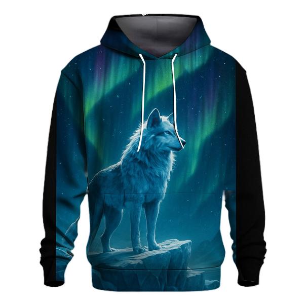 Aurora Glacier Sentinel embroidered hoodies