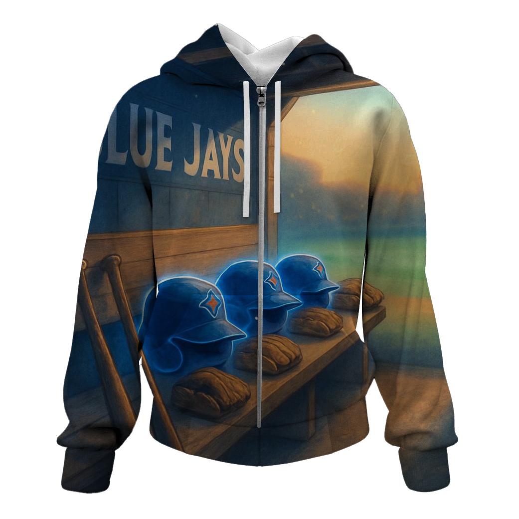 Luminous Dugout Blue Jays Collection pullover hoodies