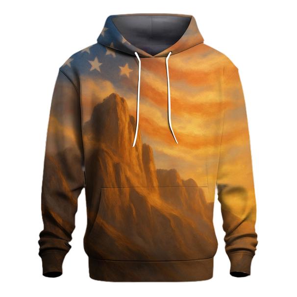 Mountain Ridge Banner Wind pullover hoodies