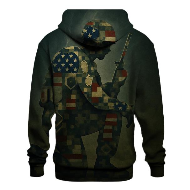 Camouflage Of The Republic pullover hoodies