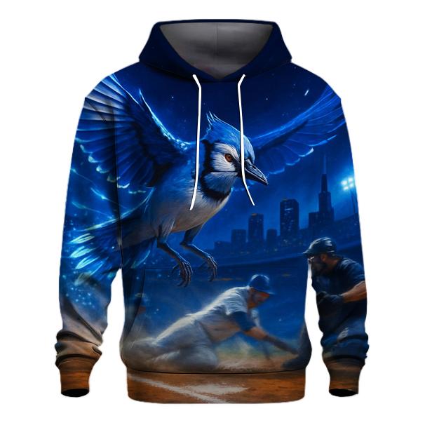 Blue Jays Skyline Flight Over Home Plate zip-up hoodies