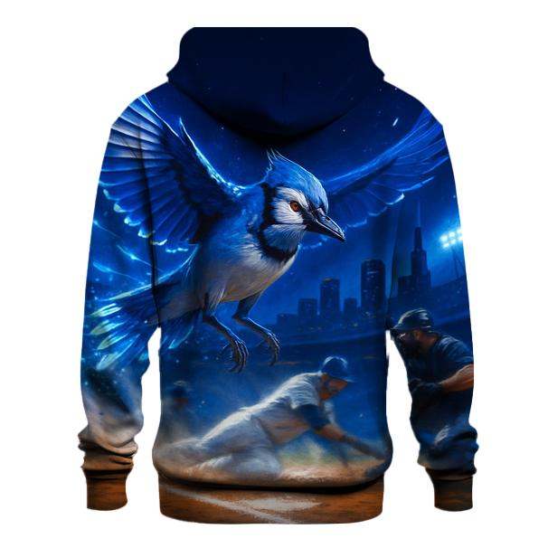 Blue Jays Skyline Flight Over Home Plate zip-up hoodies
