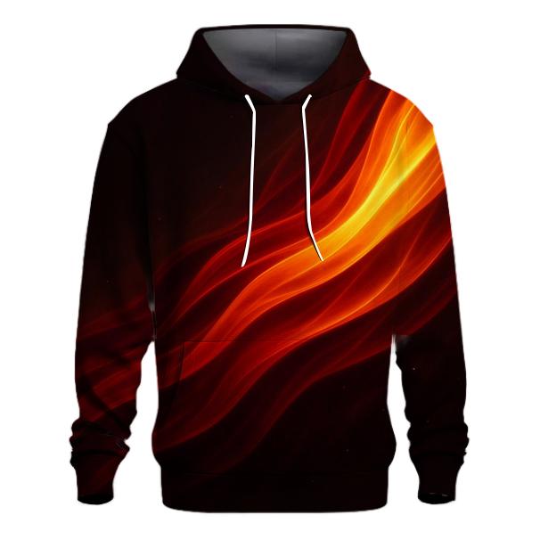 Solar Ember Waves pullover hoodies