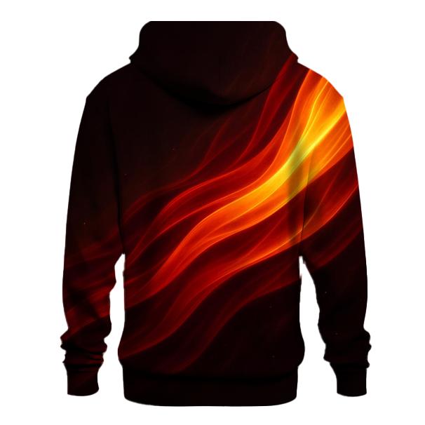 Solar Ember Waves pullover hoodies