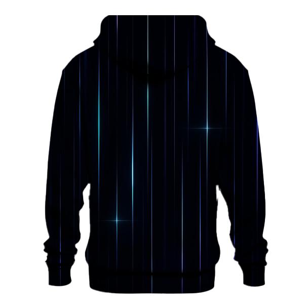 Midnight Prism Rain zip-up hoodies