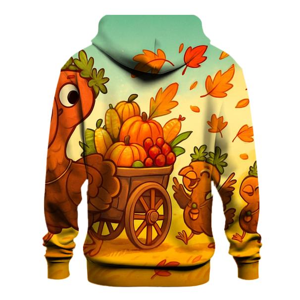 Turkey Family Harvest Parade pullover hoodies