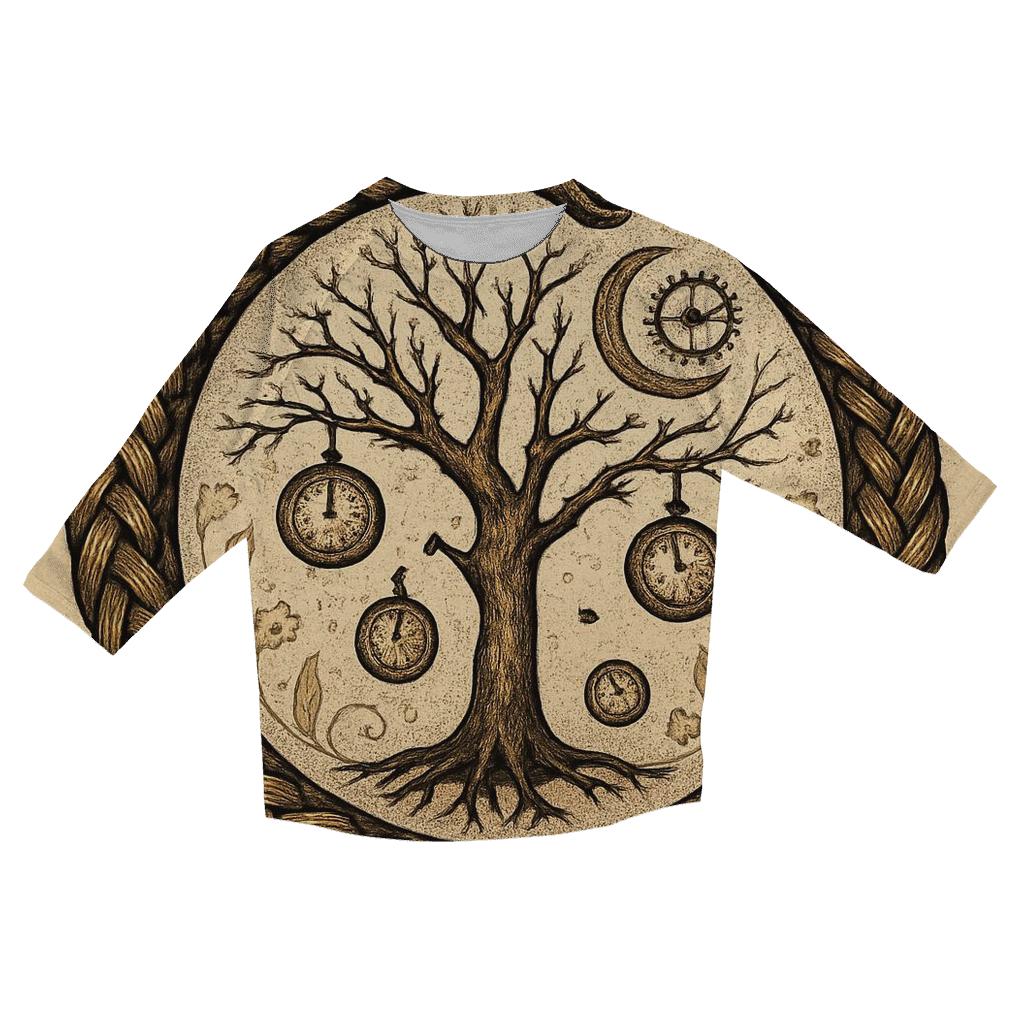 Ouroboros Clockwork Orchard cotton quarter sleeve shirts