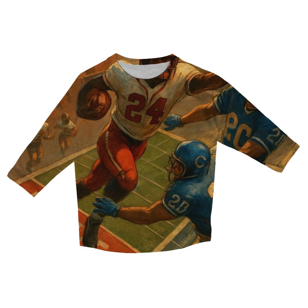 Rooftop End Zone Clash personalized 3/4 sleeve tees