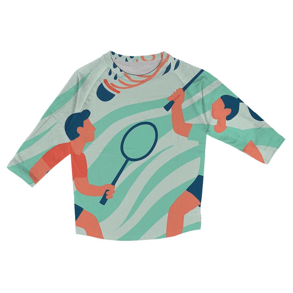 Monsoon Badminton Whirl casual three quarter sleeve shirts
