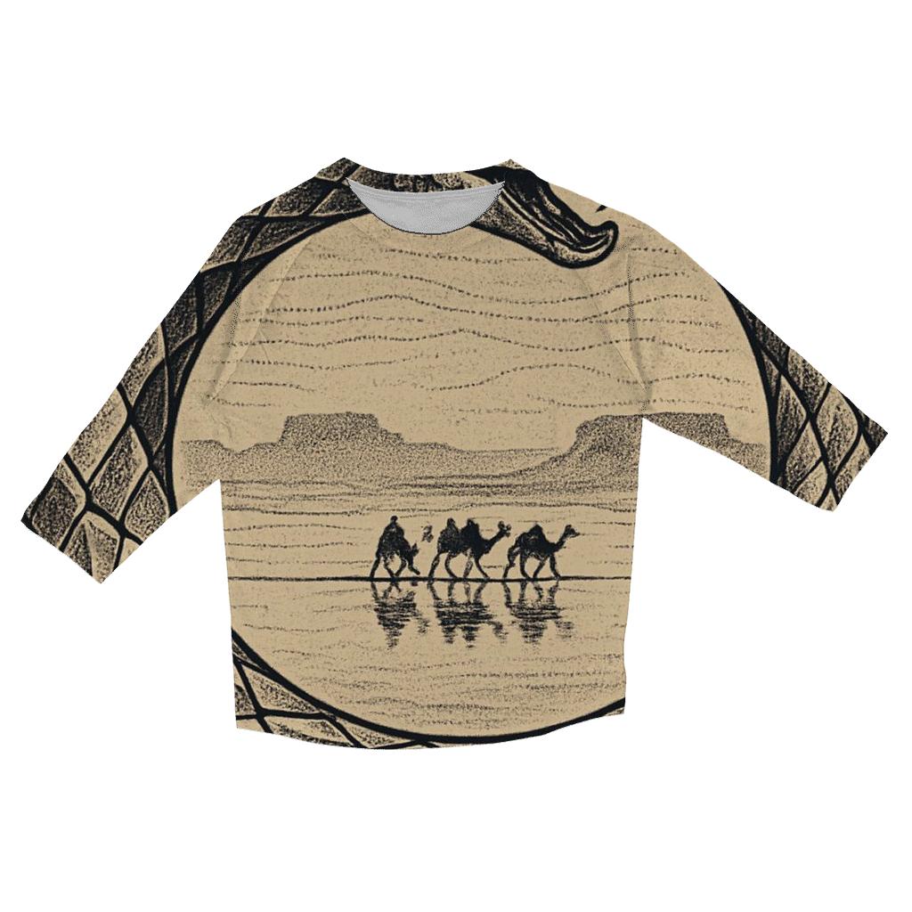 Ouroboros Desert Mirror Caravan custom 3/4 sleeve shirts