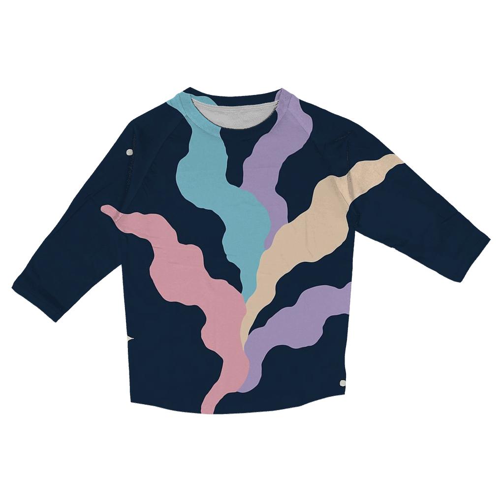 Nebula Filament Bouquet fashion 3/4 sleeve shirts