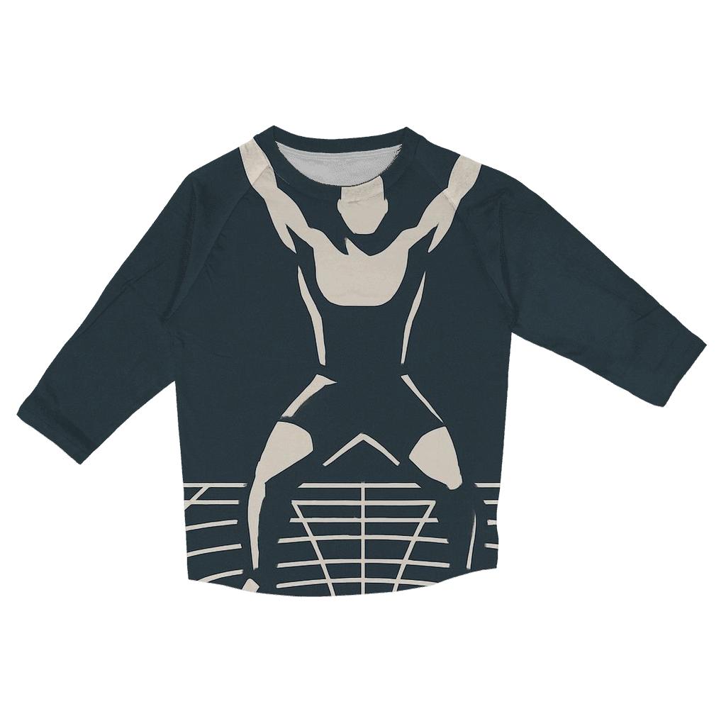 Gravity Well Weightlifting designer 3/4 sleeve blouses