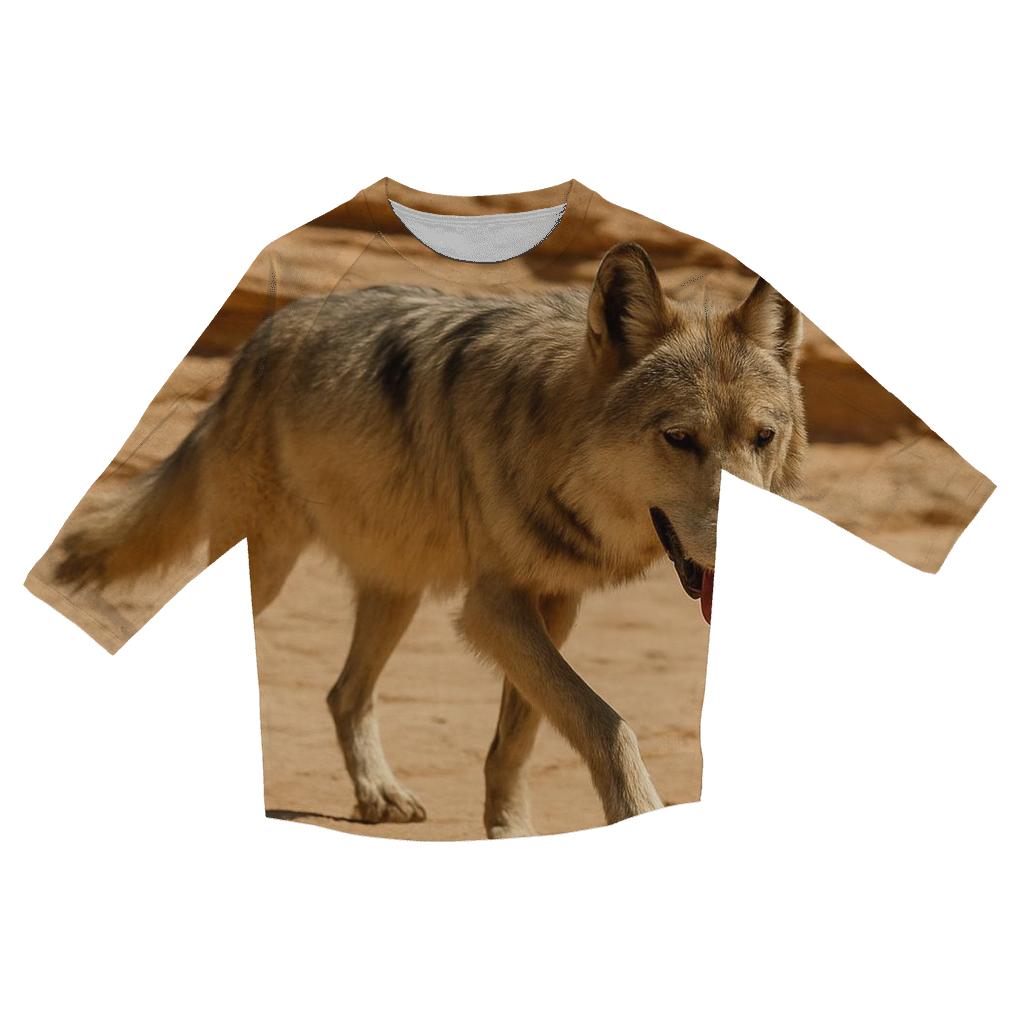 Canyon Heat Mirage Track printed three quarter sleeve shirts