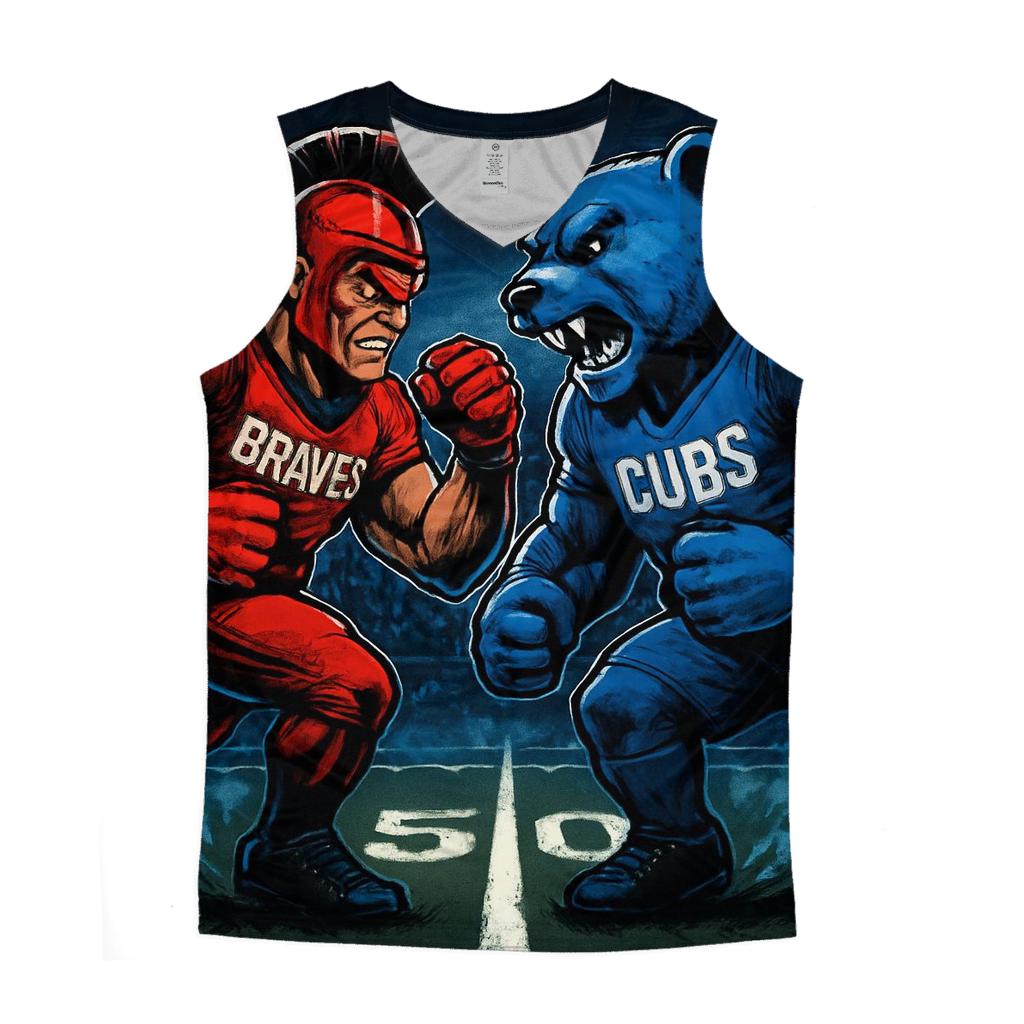 Midnight Mascot Duel At The Fifty Yard Line casual summer tank tops