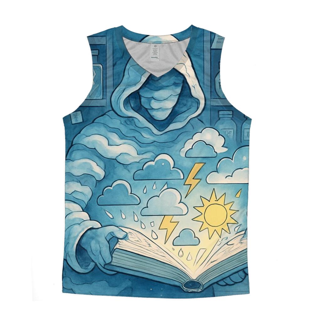 The Library Of Lost Weather sports performance tank tops