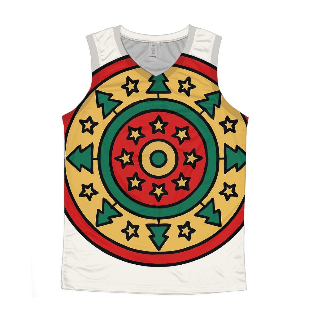 Ornament Mandala Rings graphic print tank tops