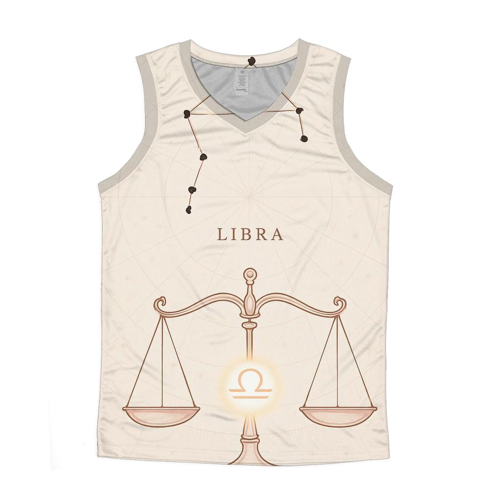 Libra Equinox Balance Star Chart cotton sleeveless tops