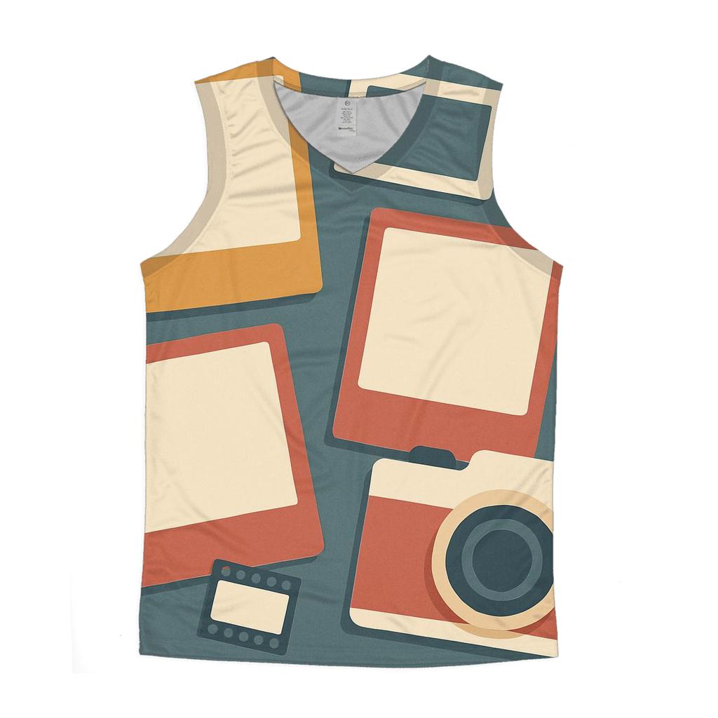Analog Camera Polaroid Frames custom tank tops