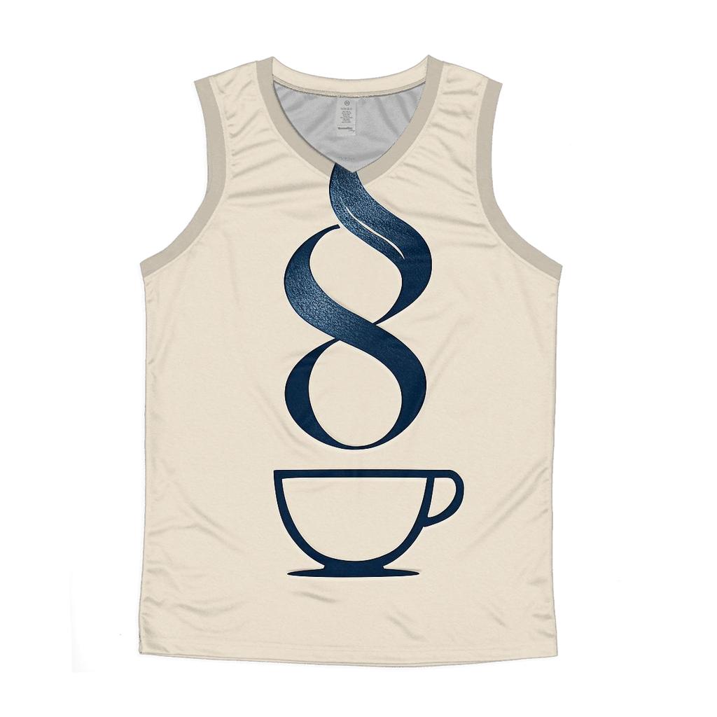 Steam Ribbon Monogram stylish racerback tanks