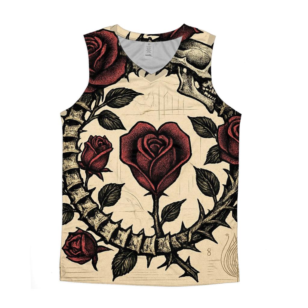 Ouroboros Garden Of Anatomical Roses personalized athletic tanks