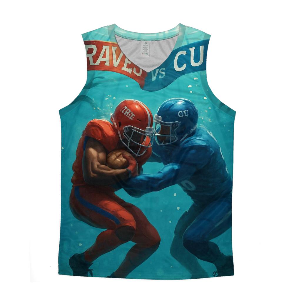 Underwater Stadium Tackle Surge stylish racerback tanks
